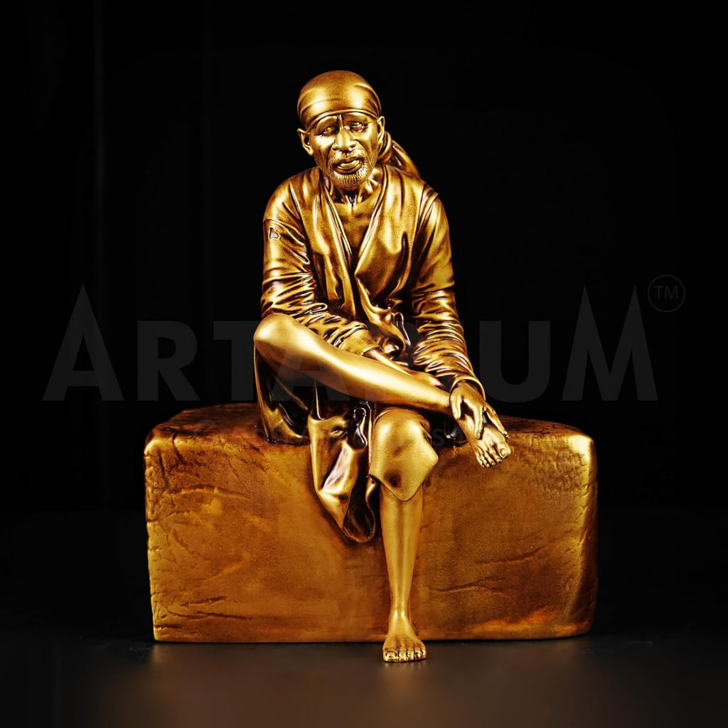 Artarium Resin 4 Inch Shirdi Sai Baba Idol